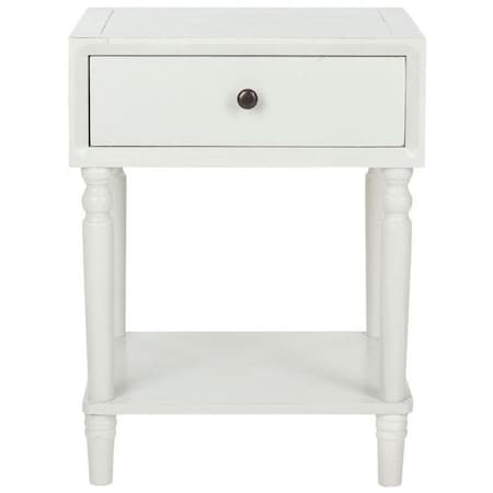 Safavieh Siobhan Accent Table- Shady White - 24 x 15 x 18 in. AMH6611A